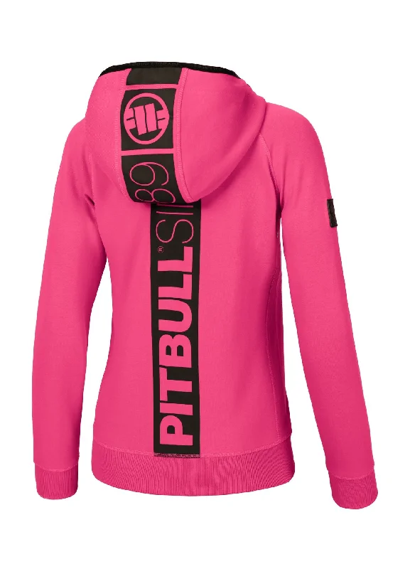 Women's zip-up hoodie Fuchsia Fashion Hoodie Sweatshirt