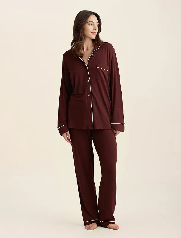 Kate Modal Soft Full Length PJ Set Elegant pajama sets