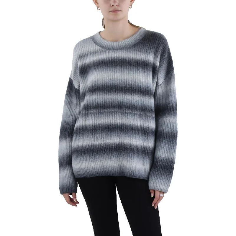 Womens Crewneck Ombre Pullover Sweater Best sweaters for travel