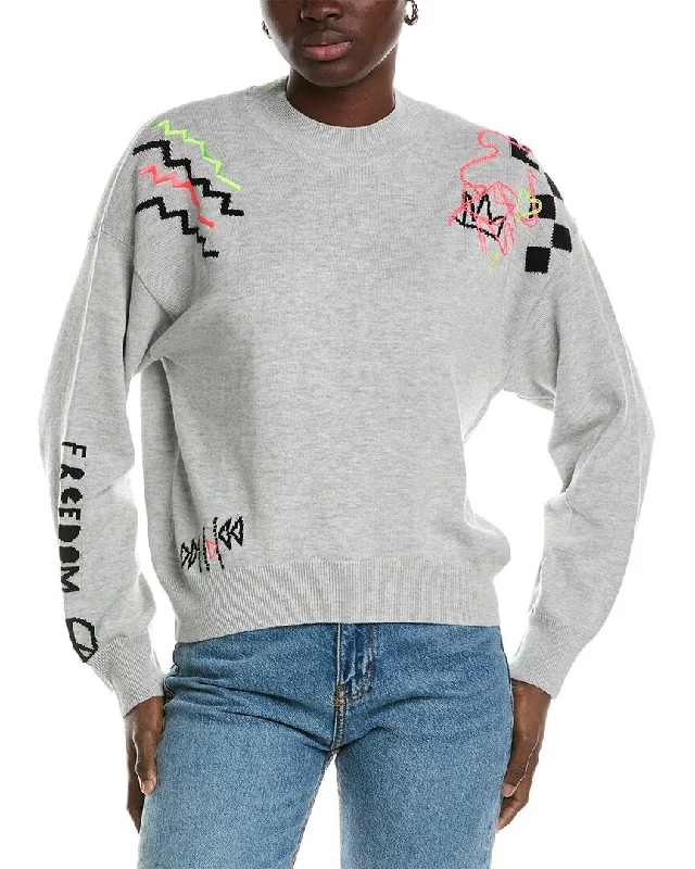 WISPR Graffiti Silk-Blend Sweater Must-have sweaters for this season