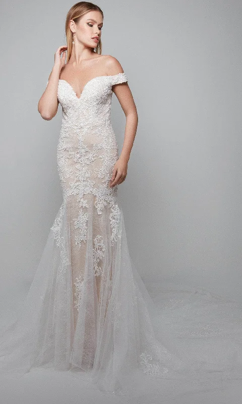 Alyce Paris 7086 Silk Wedding Gown