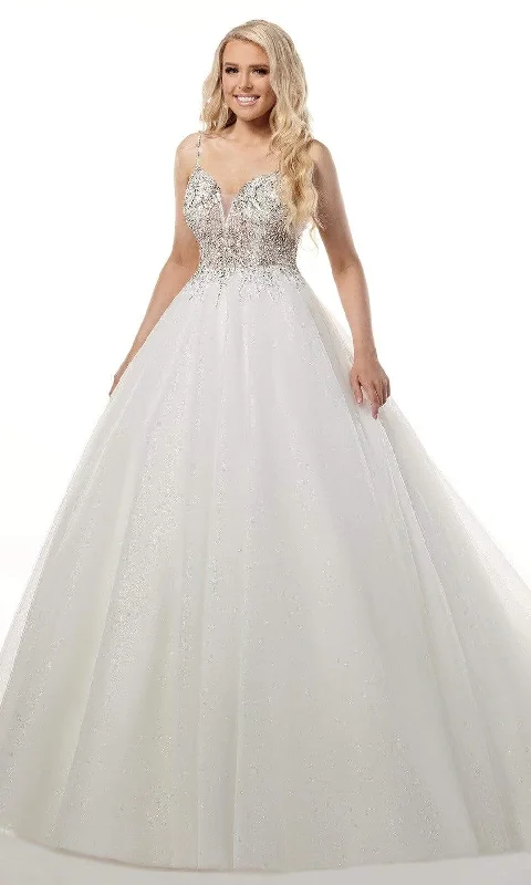 Rachel Allan - M780 Fully Beaded Bodice Tulle Ballgown Wedding Dress Chic Bridal Gown