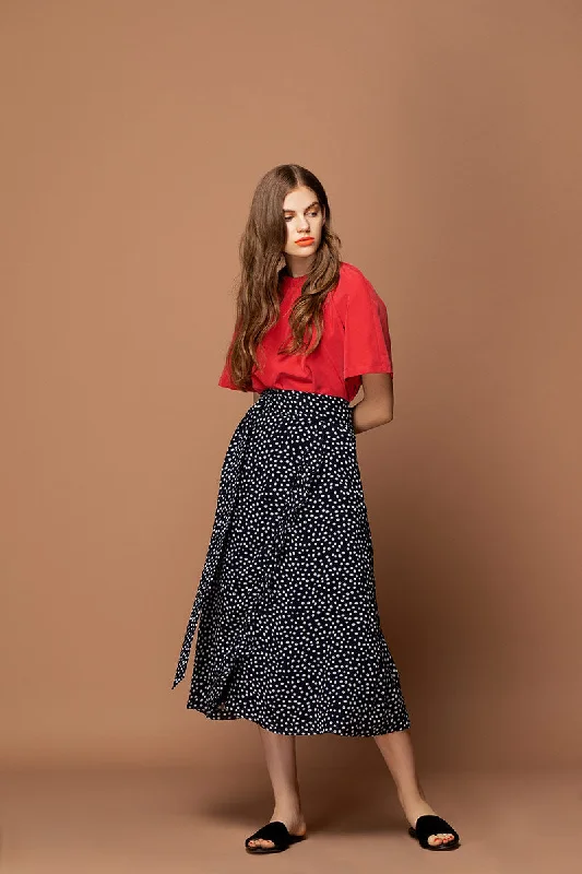 SERENA Polka Dot Wrap Skirt Beach unclassified skirts