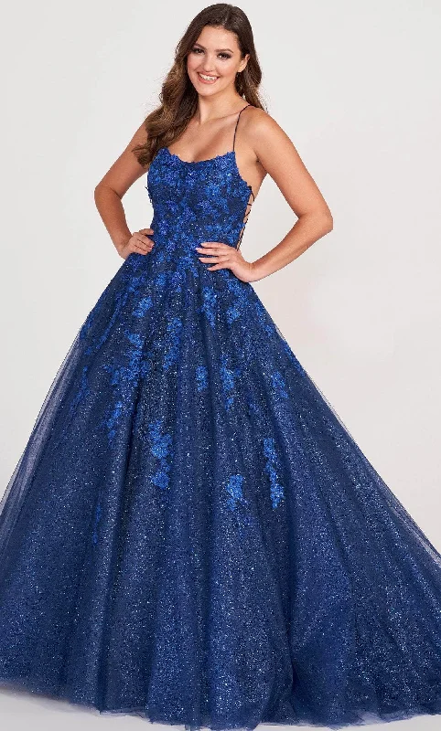 Ellie Wilde EW34026 - Glitter Stone Embellished Ballgown Ruffled party dresses