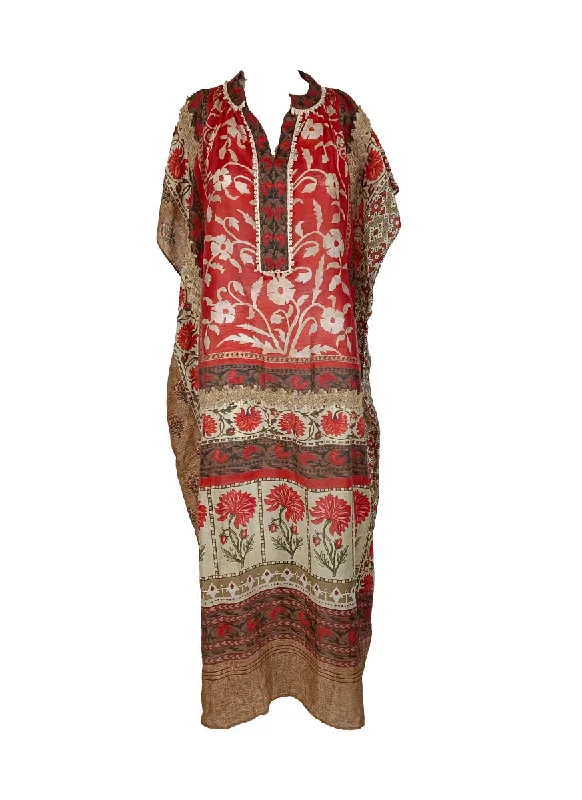 9240022 Printed Kaftan Dress *Last Piece Y2K floral dresses