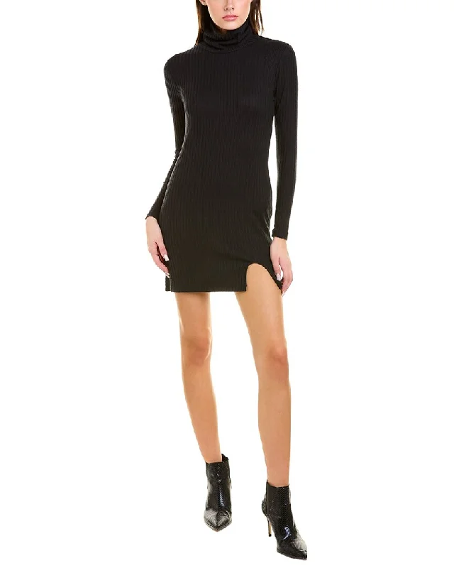 Socialite Cozy Turtleneck Mini Dress Mini Skirt Style