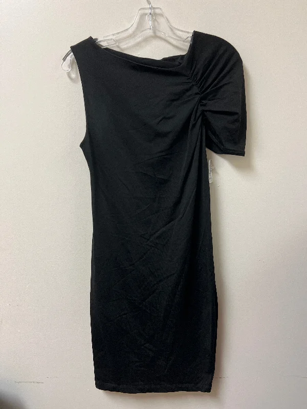 Dress Casual Midi By H&m In Black, Size: S Soft Midi Skirt