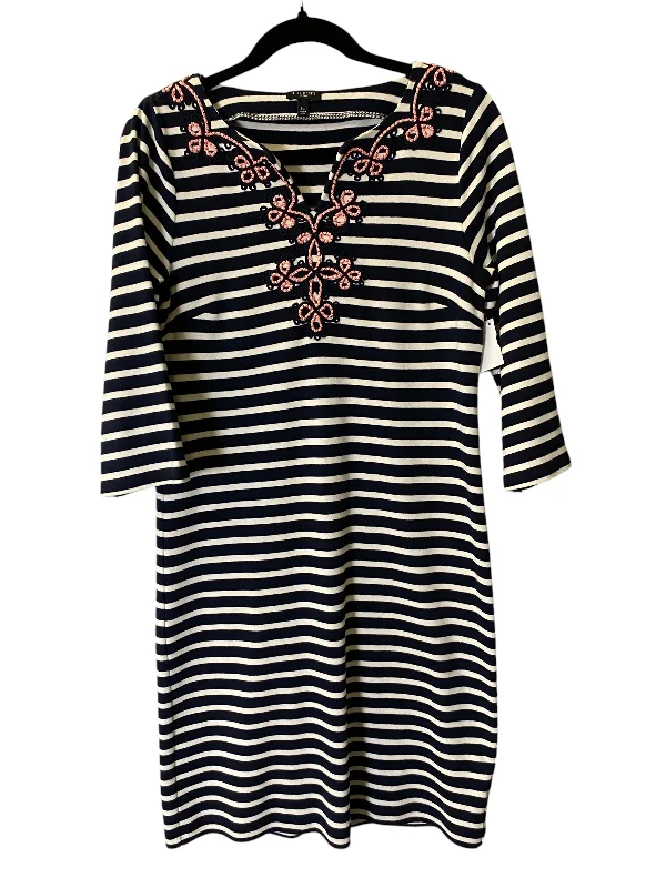 Dress Casual Midi By Talbots In Striped Pattern, Size: M Fashion Midi Skirt